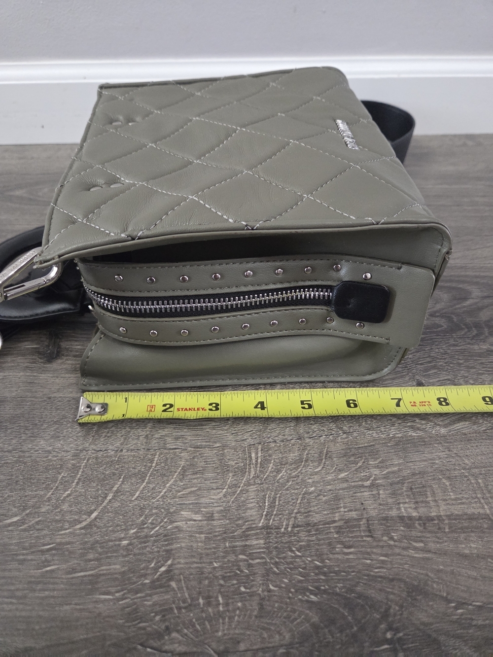 Steve Madden Olive Green Quilted Crossbody Bag NWT - Picture 10 of 10